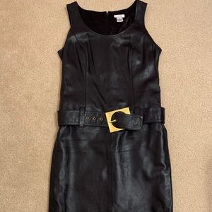 Cache Leather Dress Size 4